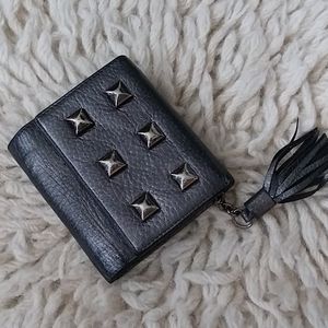 Lovcat Paris Leather Wallet With Studs